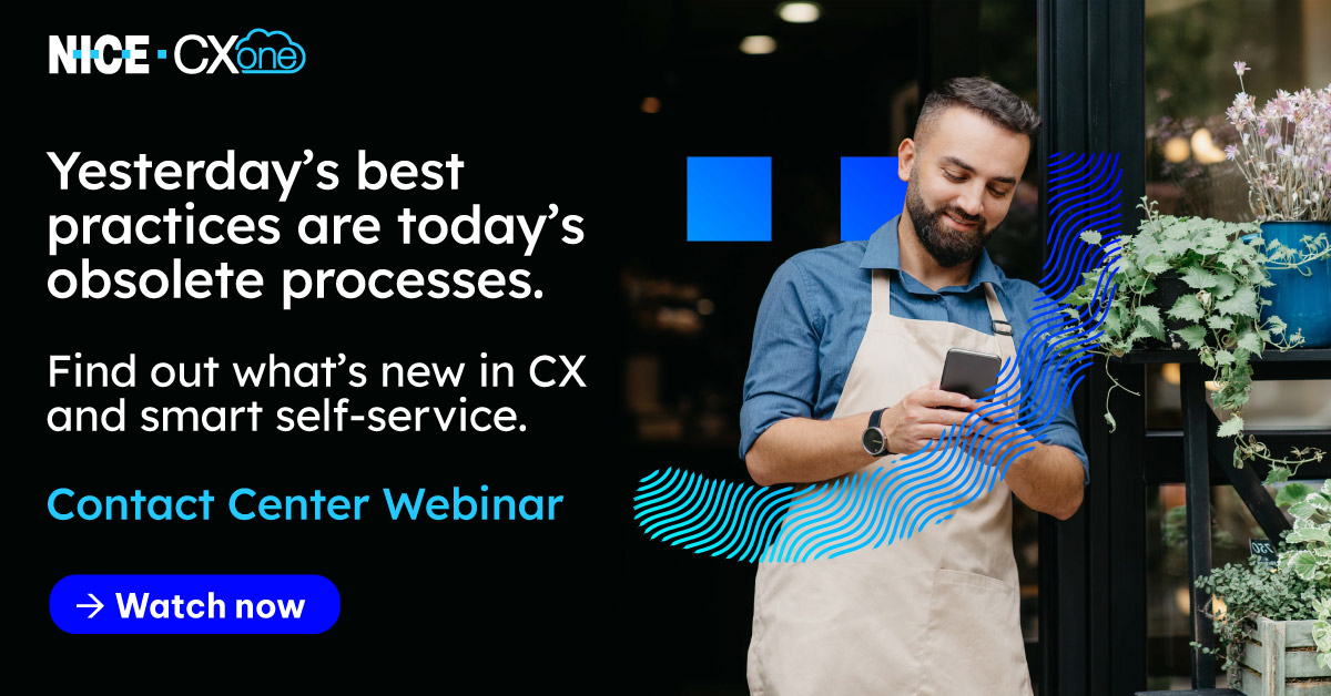 NICE CXone | OnDemand: CX best practices: Smart self-service