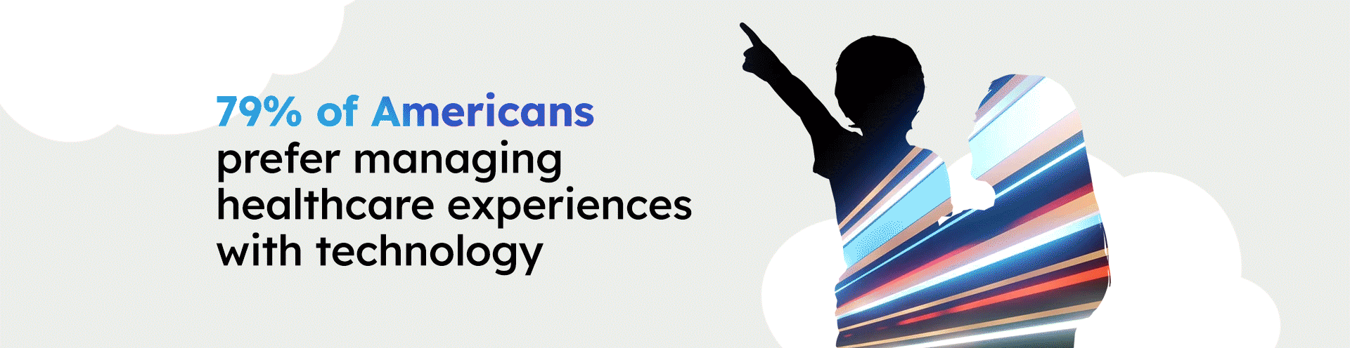 79% of Americans prefer managing healthcare experiences with technology