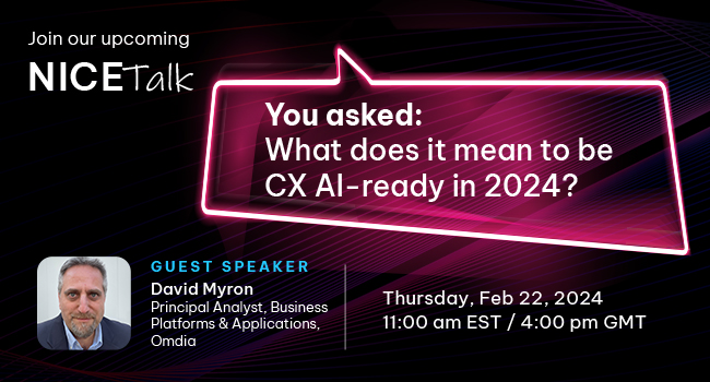 You Asked — What does it mean to be CX AI ready in 2024?